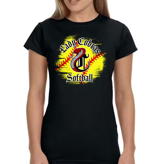 Lady Cobras Grunge Softball