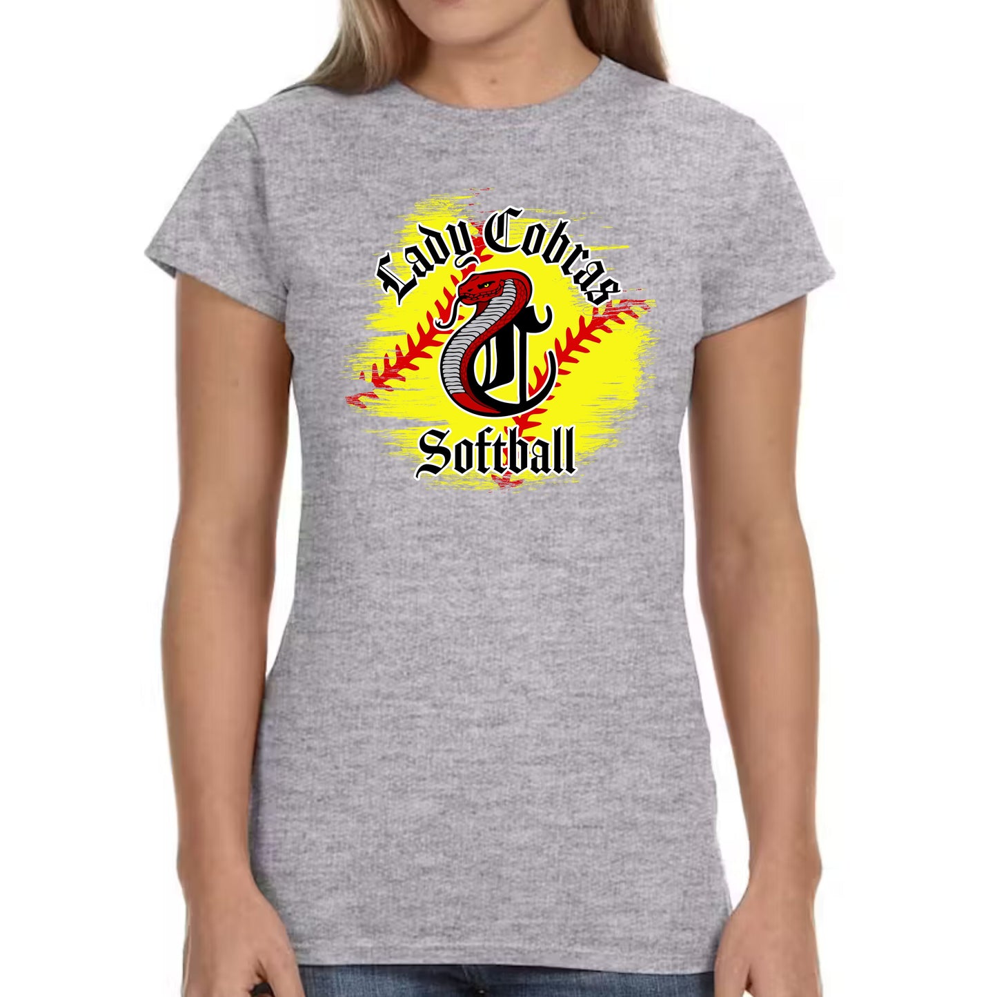 Lady Cobras Grunge Softball