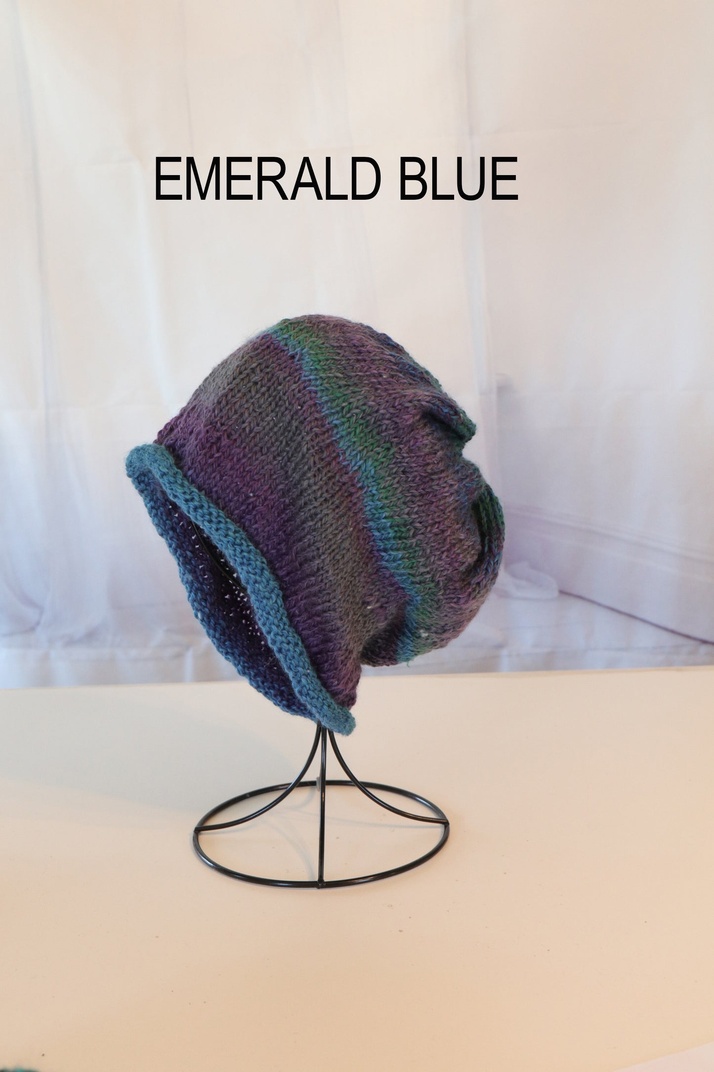 Knitted Slouch Beanie - Knitted Hat - Ski Hat - Women's Hat - Men's Hat - Knitted Beanie - P1034 - B31