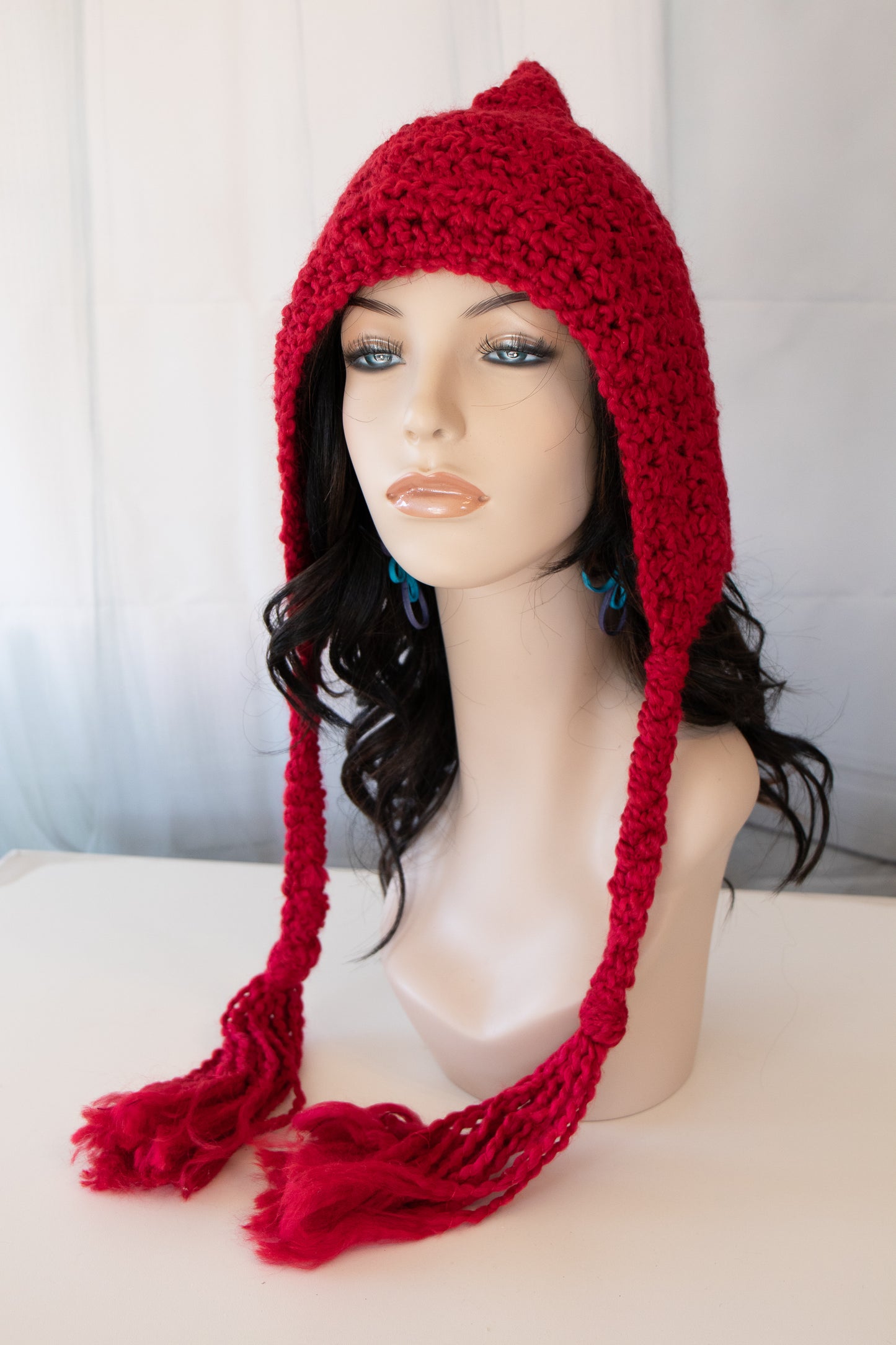 Crochet Beanie - Pixie Hat - Elf Hat - Adult Pixie Hat - Gnome Hat - 1007-B7