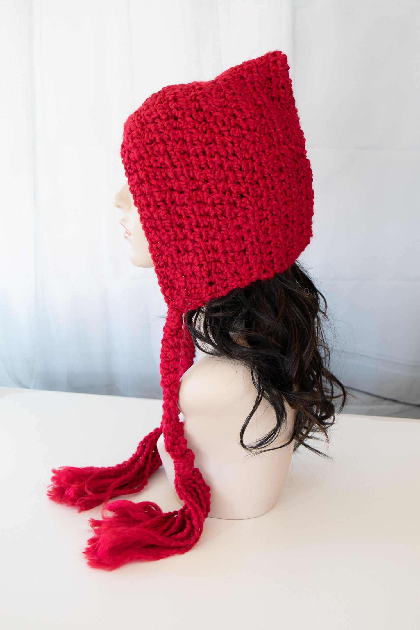 Crochet Beanie - Pixie Hat - Elf Hat - Adult Pixie Hat - Gnome Hat - 1007-B7