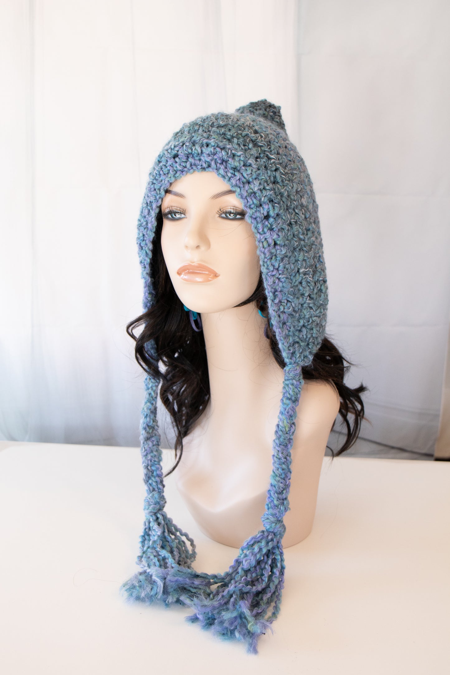 Crochet Beanie - Pixie Hat - Elf Hat - Adult Pixie Hat - Gnome Hat - 1007-B7