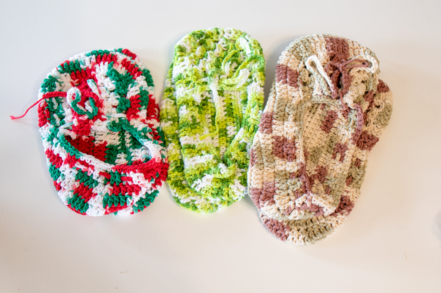 Crochet Cotton Slippers – Soft, Comfortable, and Available in 3 Sizes - P8016 B19