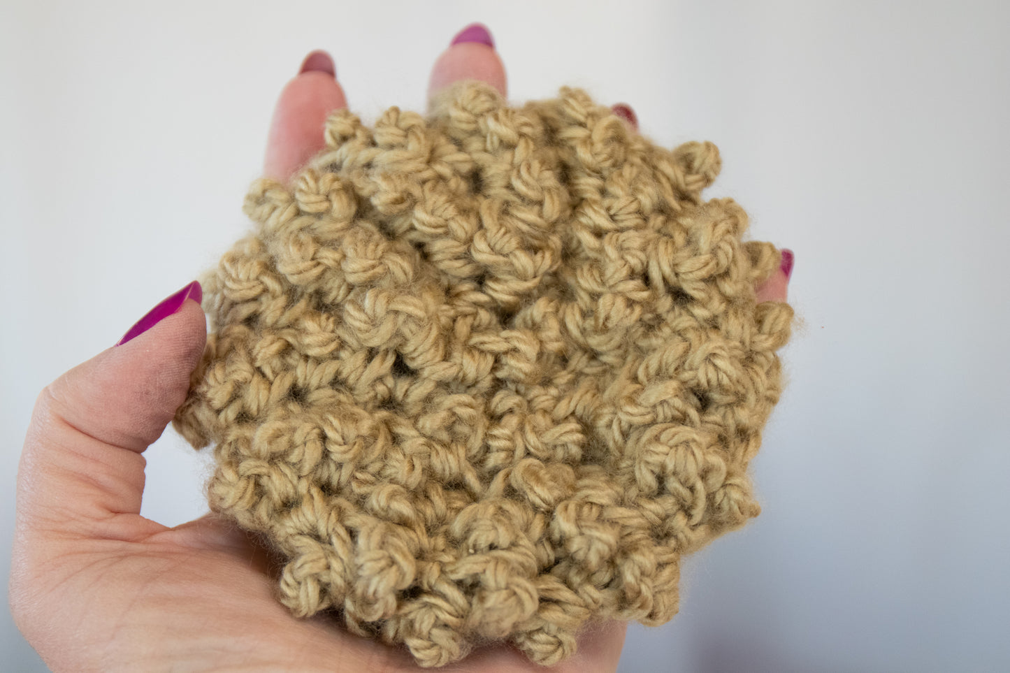 Hand Crochet Bubble Scrubbie Shower Pouf - Shower Puff - Bath Sponge -Bath Puff - Bath Scrubby - Soft and Sudsy - P7011-B19