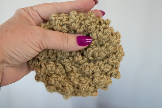 Hand Crochet Bubble Scrubbie Shower Pouf - Shower Puff - Bath Sponge -Bath Puff - Bath Scrubby - Soft and Sudsy - P7011-B19