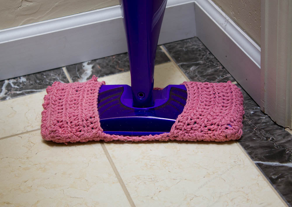 100% Cotton Crochet Mop Cover – Reusable Swiffer Sweeper Cover - P10010 B18