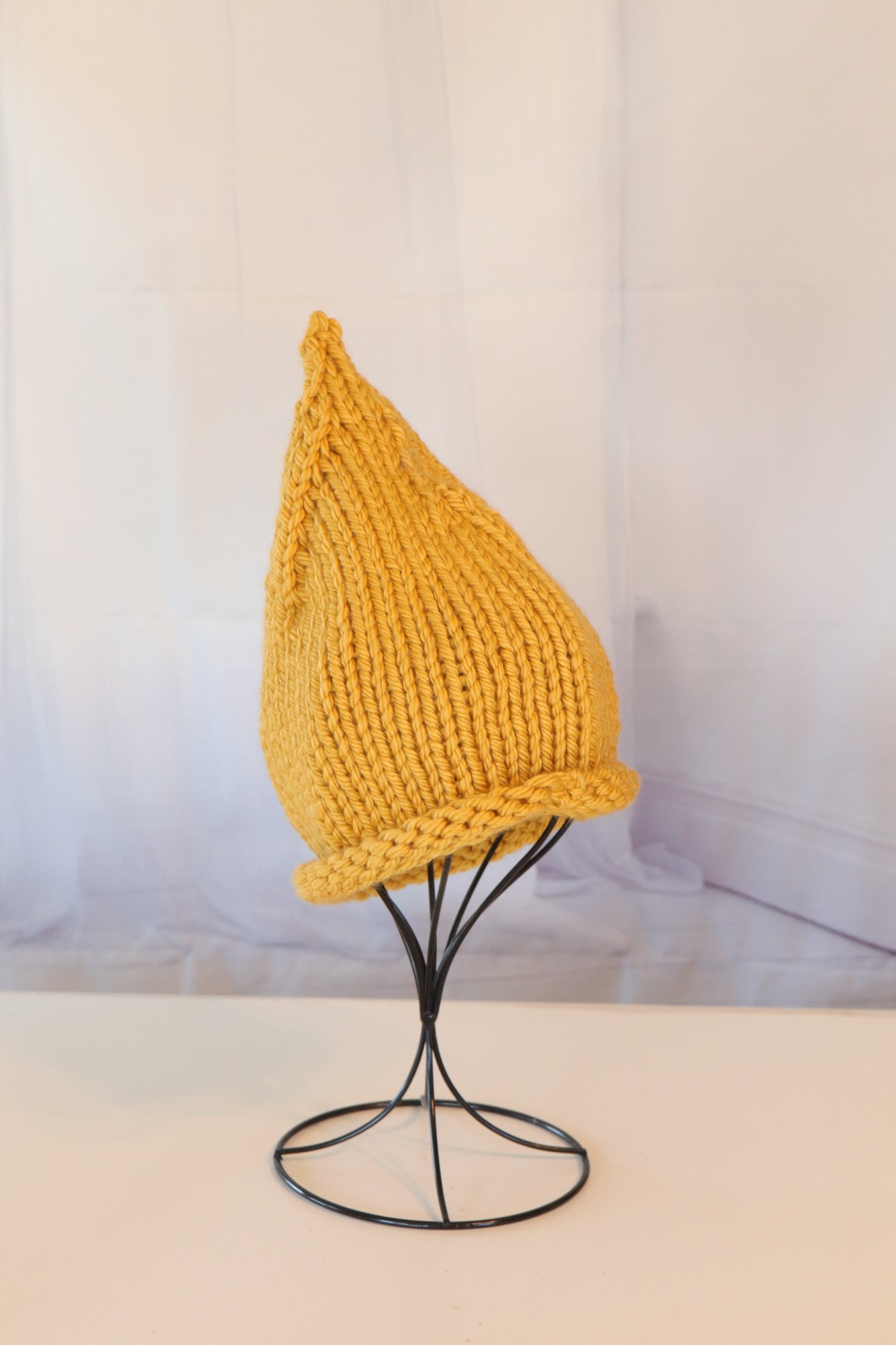 Cozy Knitted Pixie Witch Hat – Super Bulky Soft Yarn in 20+ Vibrant Colors - 1038 - B30