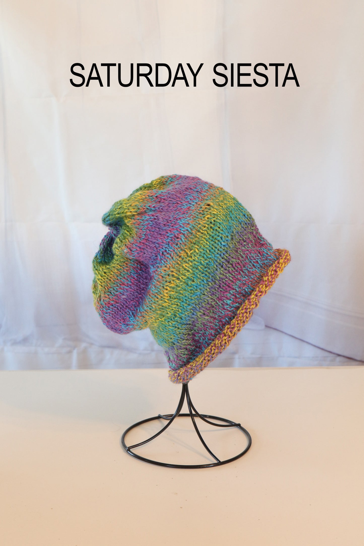 Knitted Slouch Beanie - Knitted Hat - Ski Hat - Women's Hat - Men's Hat - Knitted Beanie - P1034 - B31