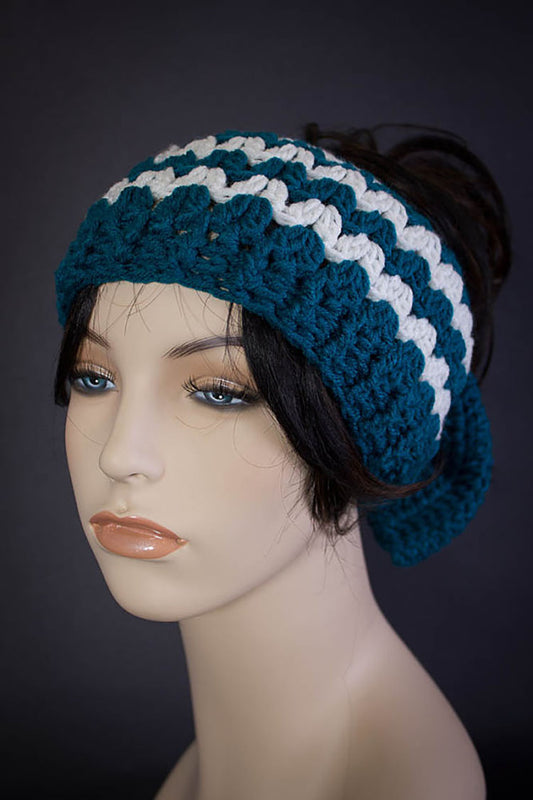 Crochet Messy Bun Hat - 1028 - Mom Bun Hat - with Bow - Messy Bun Beanie - Top Knot Hat - Mom Life Beanie - Messy Bun - B8